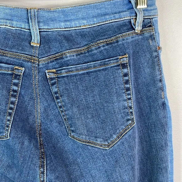 PACSUN Two Tone High-Rise Ankle Jegging Jeans Light/Medium Wash Denim Baddie 28 - Picture 5 of 10